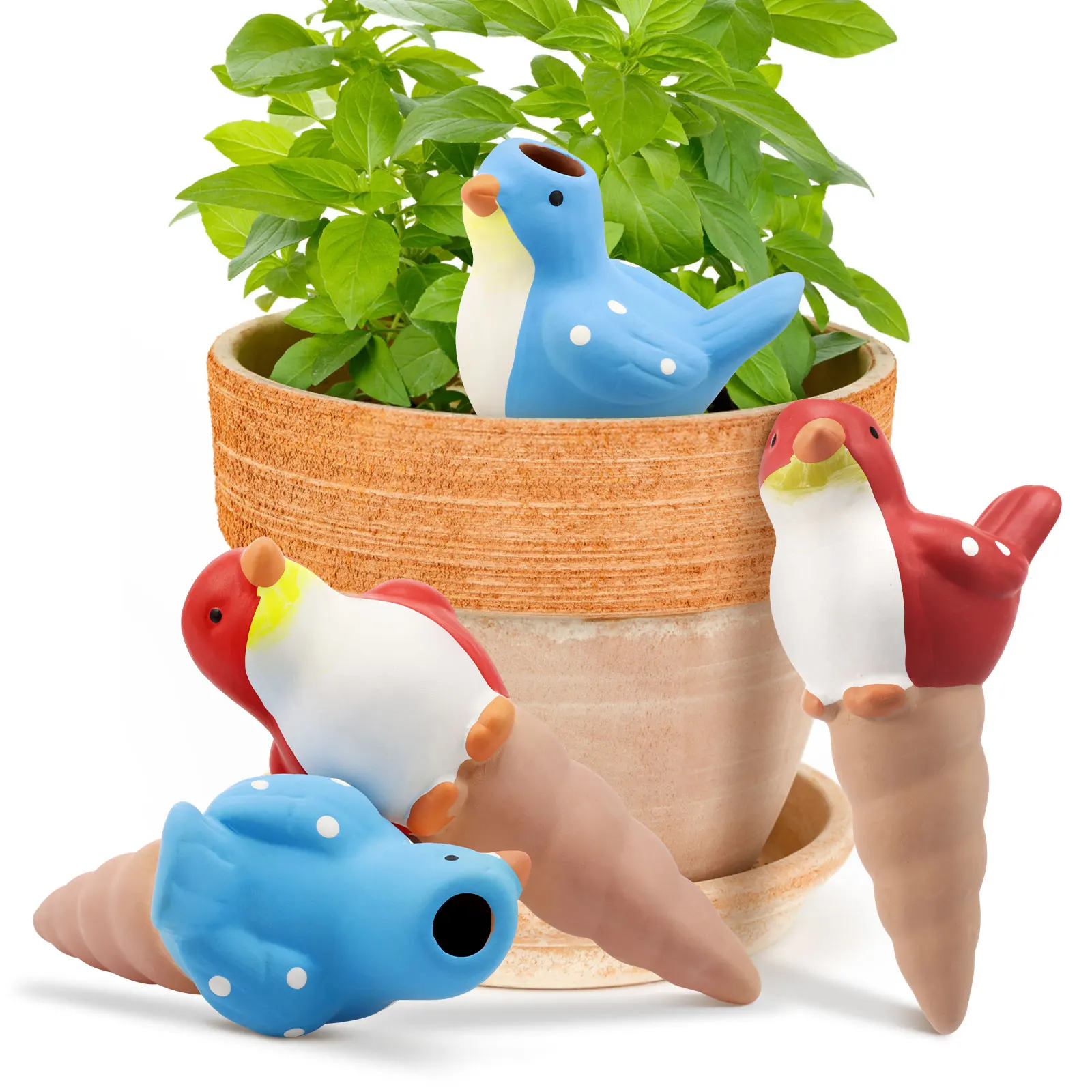 Self Watering Insert - 4Pcs Automatic Plant Watering Bulbs Bird
