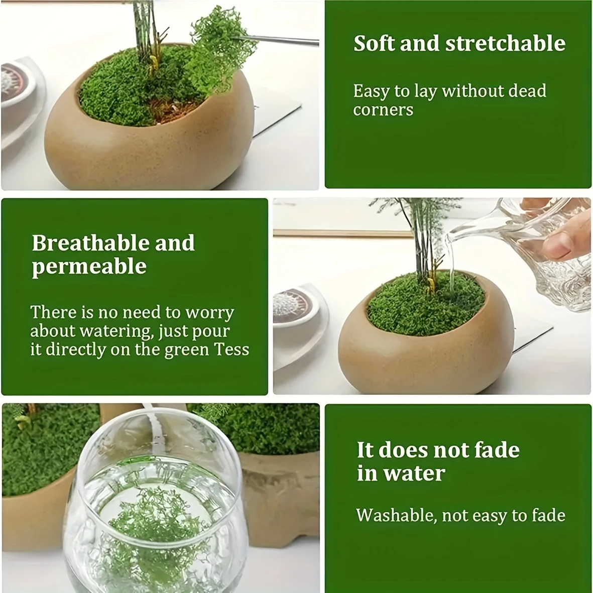 50g Fake Moss DIY Crafts Grass - đánh giá và giá Sphagnum Moss Dry