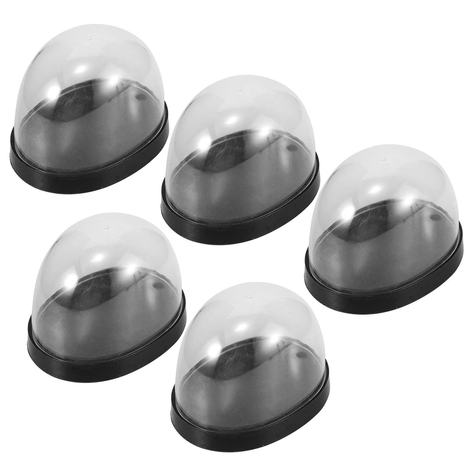 5Sets Glass Cloche Dome High T - đánh giá và giá Plastic Dome Clear