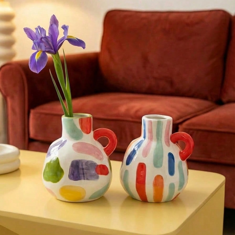 Modern Geometric Ceramic Vase  - đánh giá và giá Propagation Station Vase