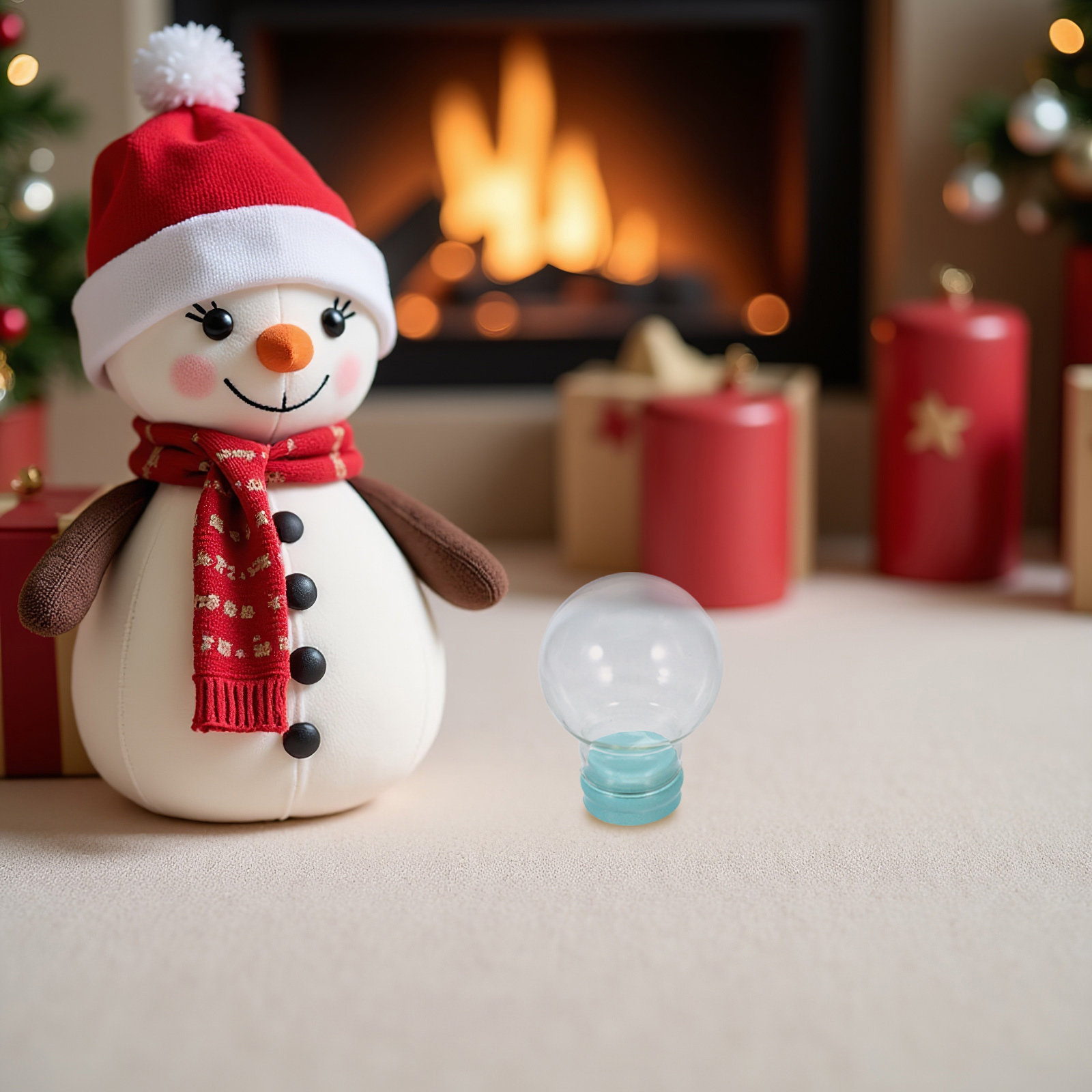 3Pcs Clear Empty Snow Globes 4 - đánh giá và giá Plastic Dome Clear
