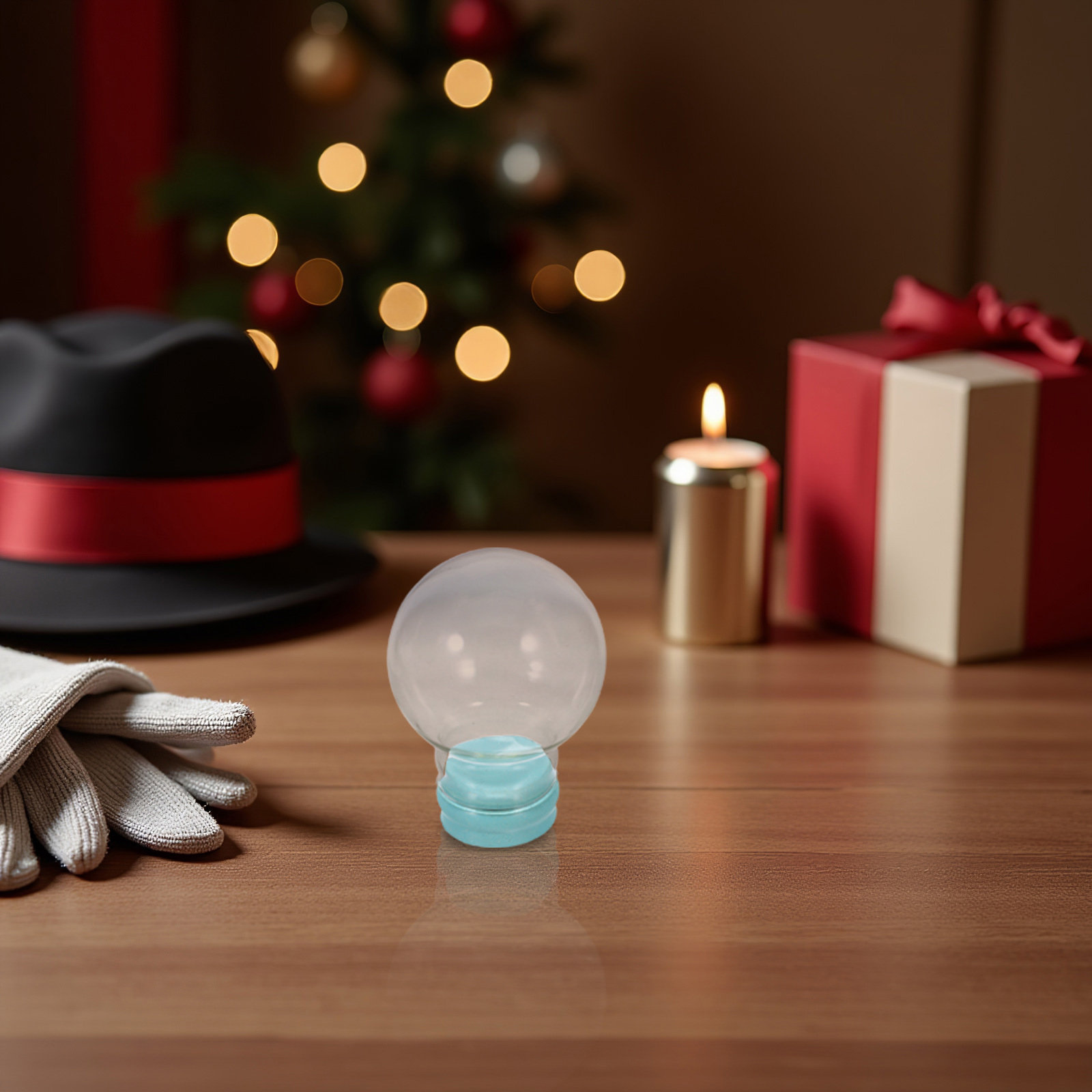 3Pcs Clear Empty Snow Globes 4 - đánh giá và giá Plastic Dome Clear