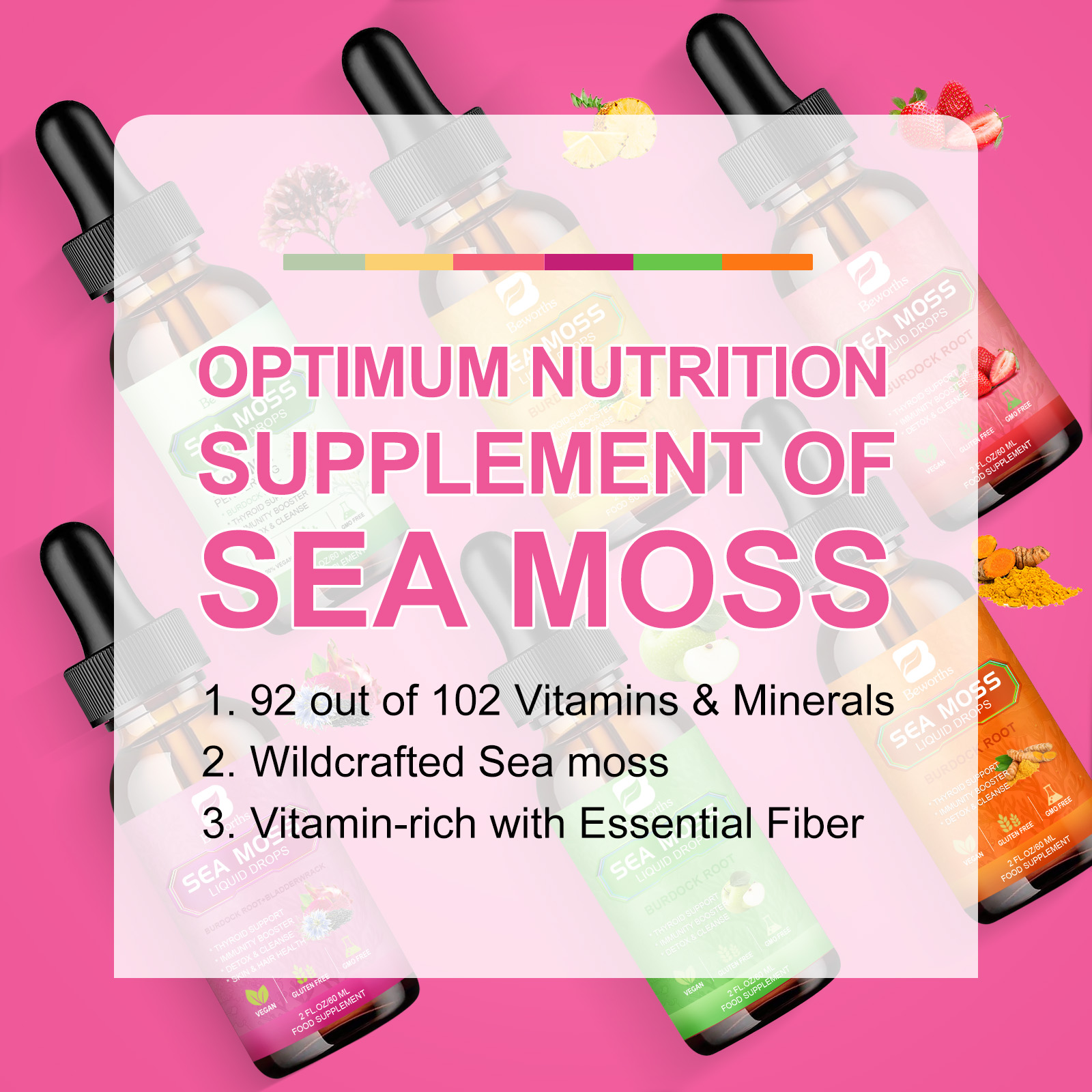 BEWORTHS 3000MG Seamoss Liquid - đánh giá và giá Root Stimulator Liquid