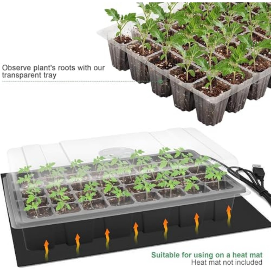 Seedling Trays Seed Starter Tr - đánh giá và giá Humidity Dome Kit