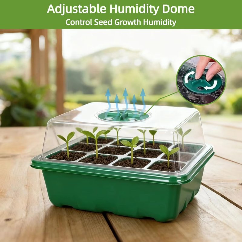 Seed Starter Tray Mini Greenho - đánh giá và giá Humidity Dome Kit