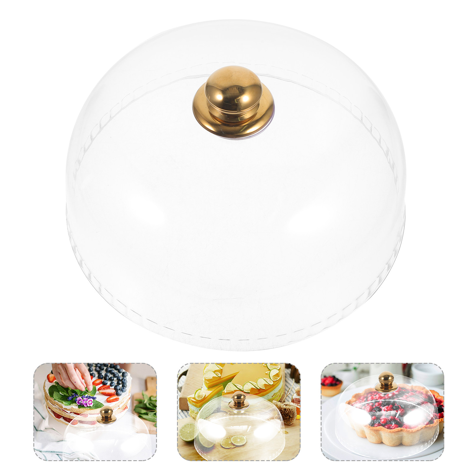 Clear Transparent Cake Dome Fo - đánh giá và giá Plastic Dome Clear