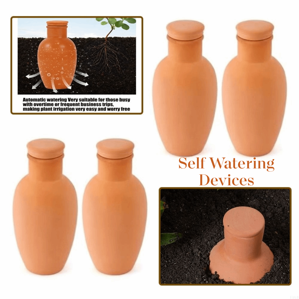 4Pcs Terracotta Material Autom - đánh giá và giá Self Watering Insert