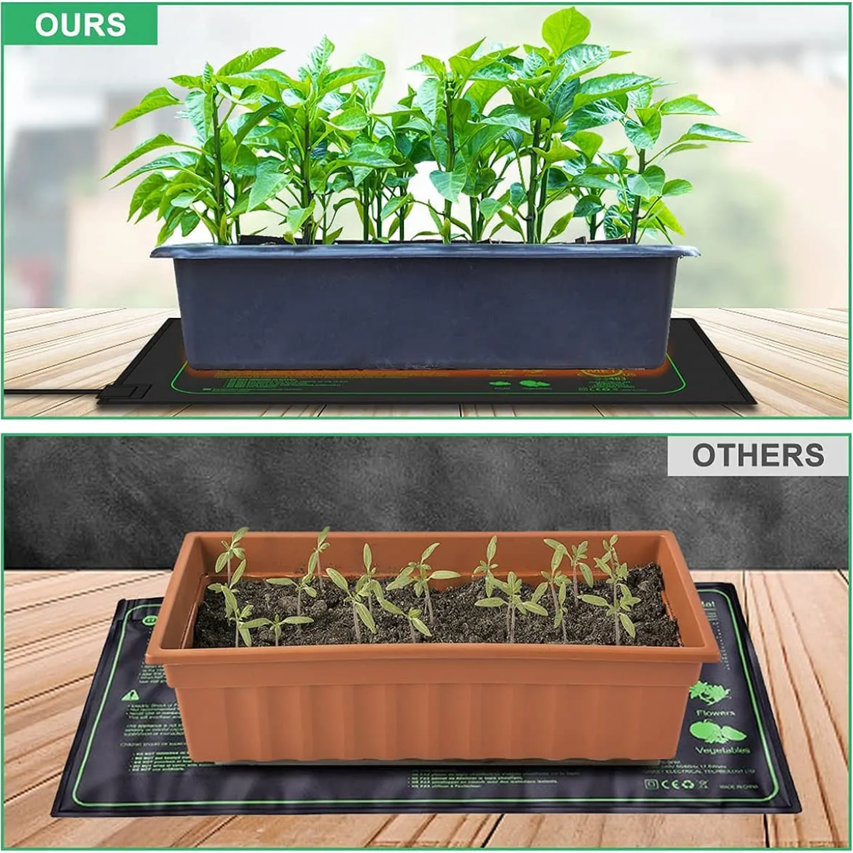 Seedling Heating Mat  Indoor P - đánh giá và giá Rooting Gel Clone