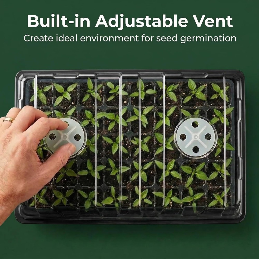 5-Set Seed Starter Tray Kits,  - đánh giá và giá Humidity Dome Kit