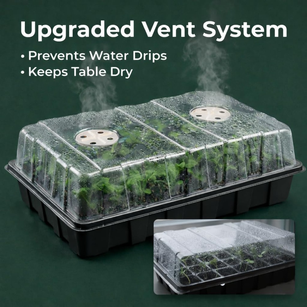 5-Set Seed Starter Tray Kits,  - đánh giá và giá Humidity Dome Kit