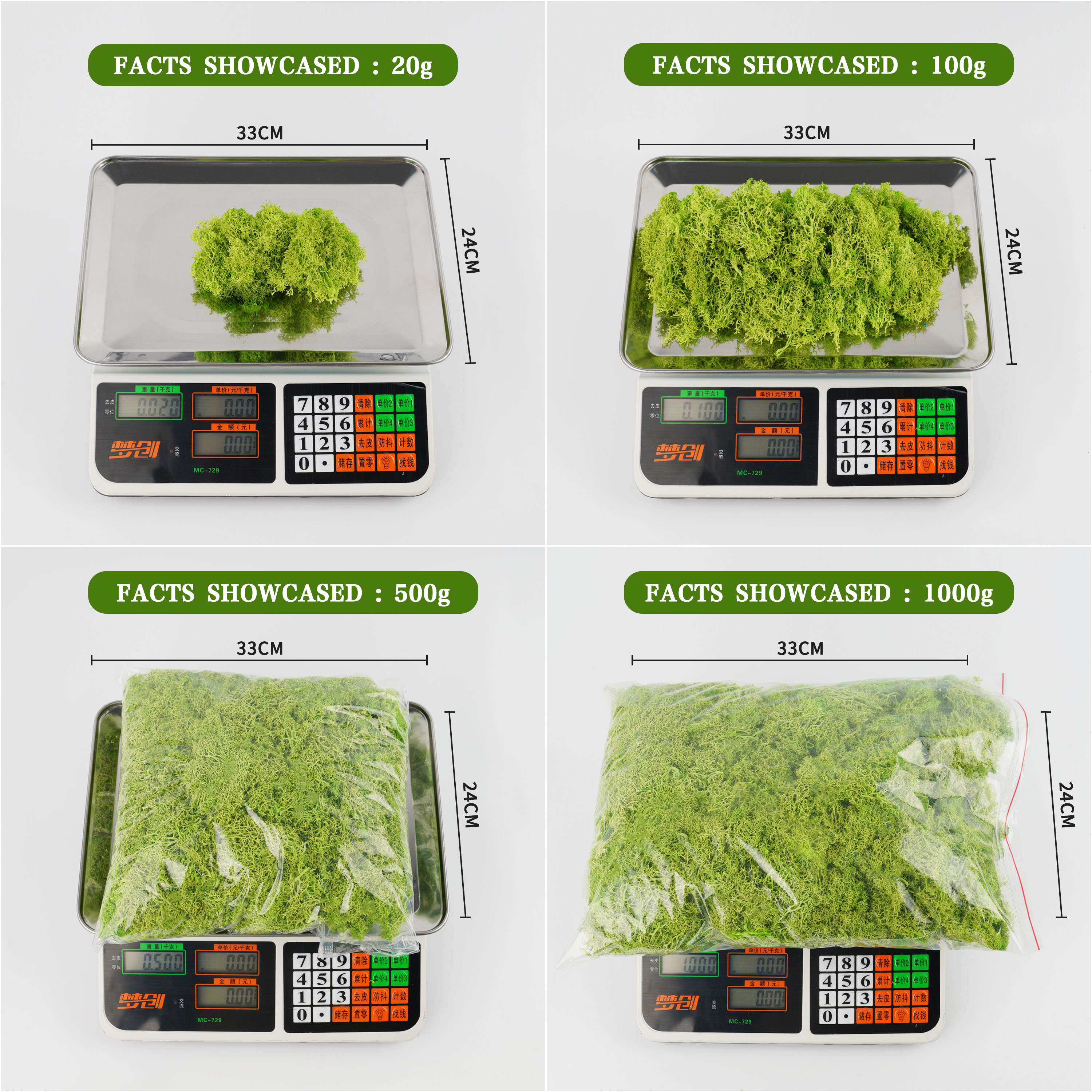 20/40/100g Eternal Life Moss D - đánh giá và giá Sphagnum Moss Dry
