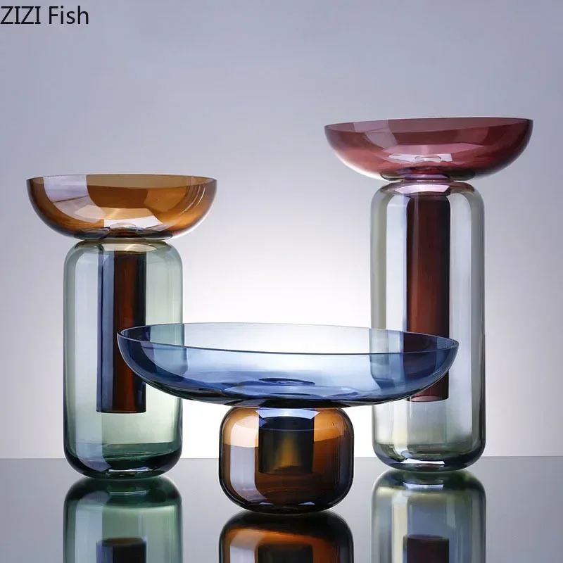 Gradient Colored Vase Glass Hy - đánh giá và giá Propagation Station Vase