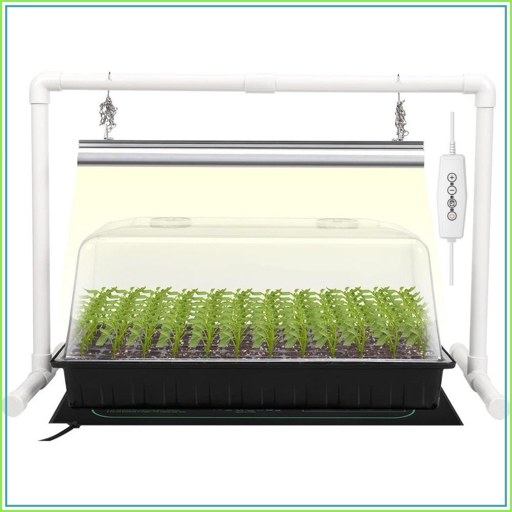 Seed Starter Kit with Grow Lig - đánh giá và giá Humidity Dome Kit