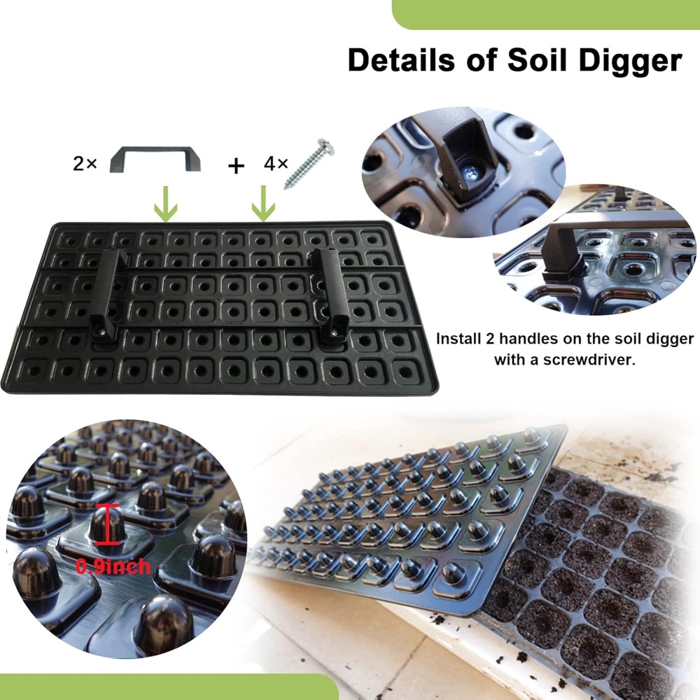 72 Cell Seed Starter Trays wit - đánh giá và giá Propagation Tray 72