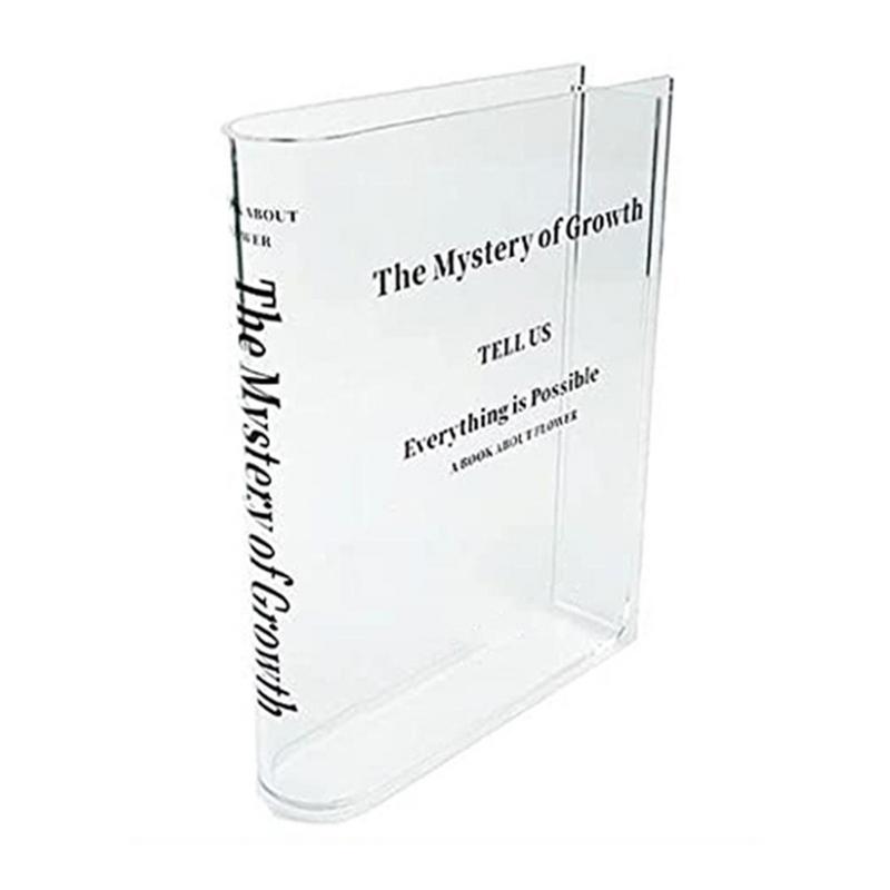 Clear Book Vase Aesthetic Acry - đánh giá và giá Propagation Station Vase