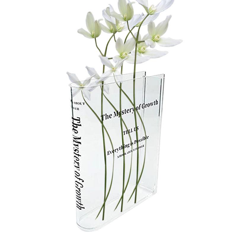 Clear Book Vase Aesthetic Acry - đánh giá và giá Propagation Station Vase