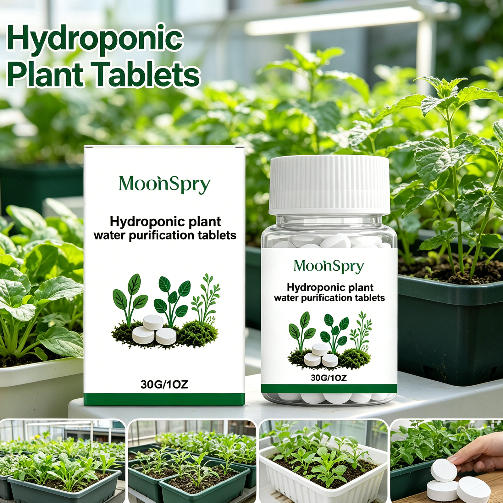 Moonspry Hydroponic Water Puri - đánh giá và giá Rooting Hormone Powder