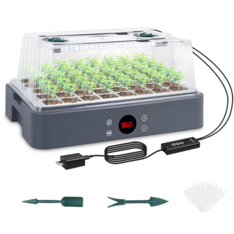 Seed Starter Tray with Grow Li - đánh giá và giá Humidity Dome Kit