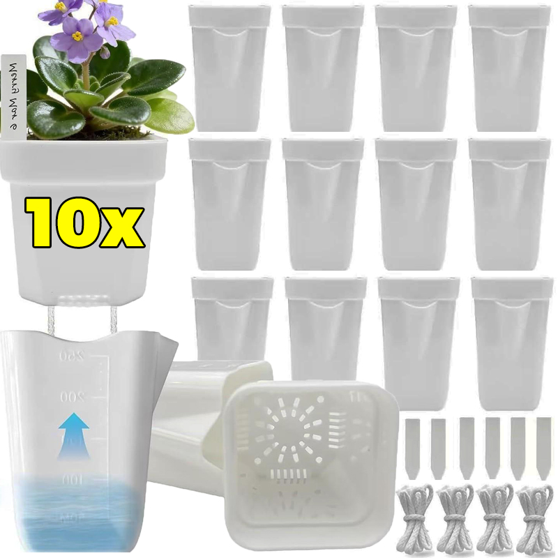 Self Watering Flower Pots Doub - đánh giá và giá Self Watering Insert
