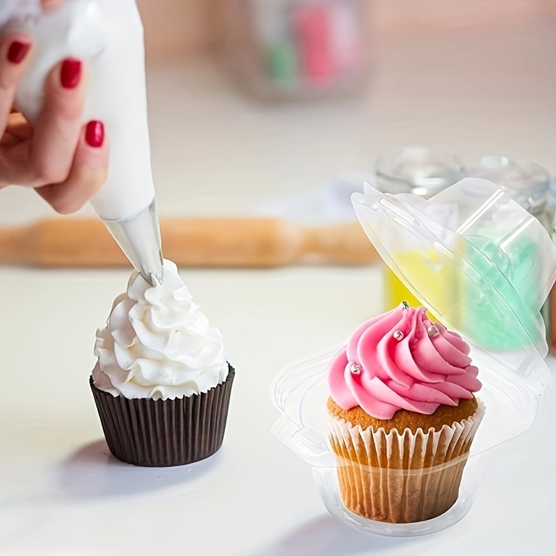 200-Piece Stackable Cupcake Co - đánh giá và giá Plastic Dome Clear