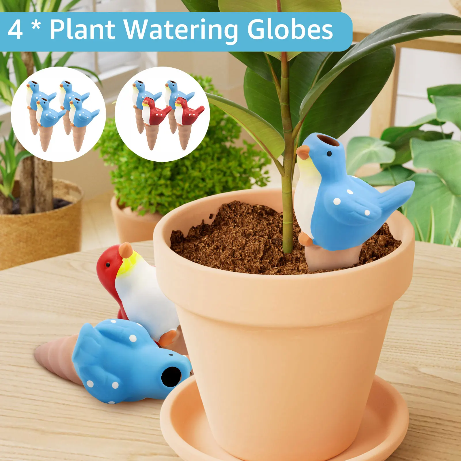 4Pcs Automatic Plant Watering  - đánh giá và giá Self Watering Insert