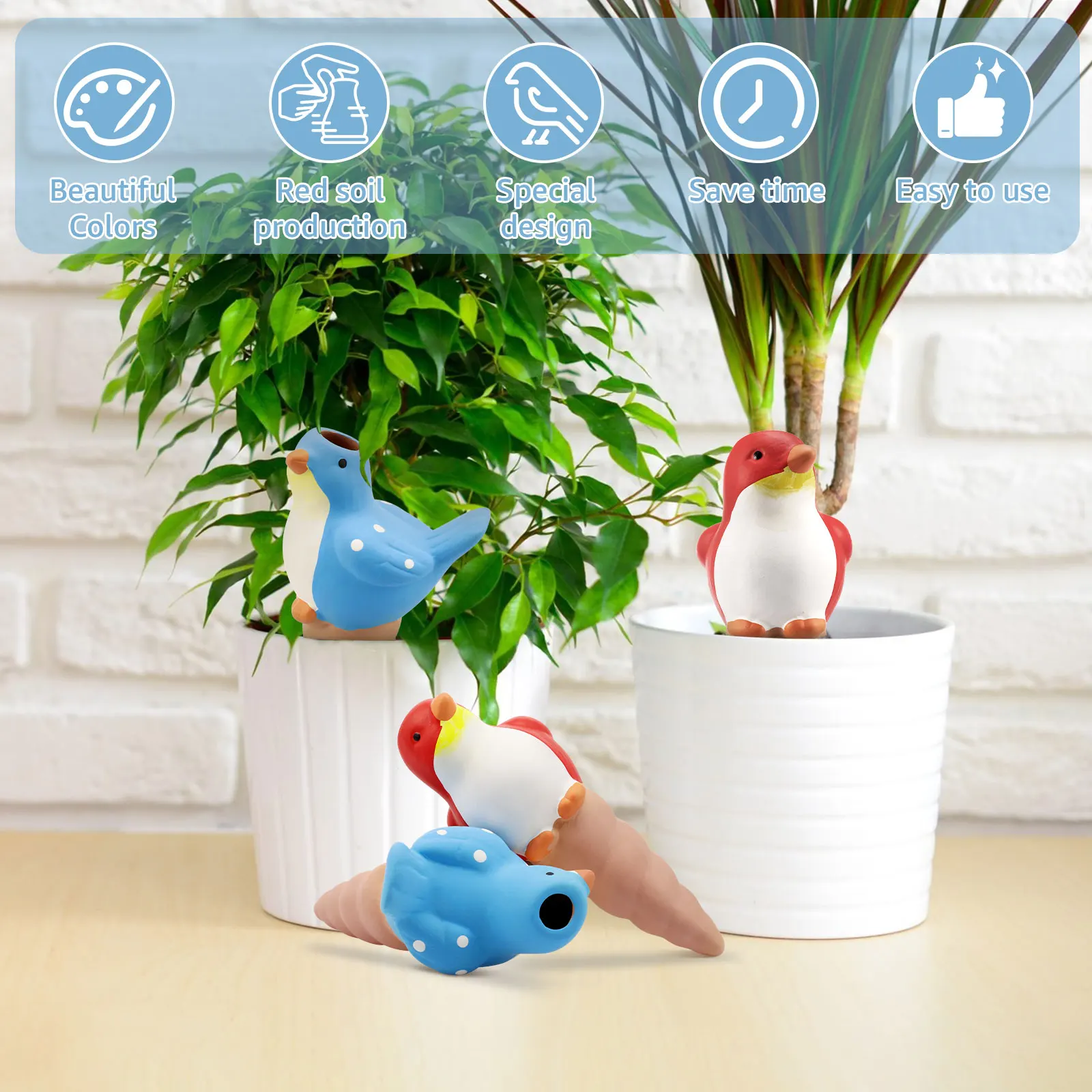 4Pcs Automatic Plant Watering  - đánh giá và giá Self Watering Insert